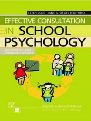 cover image of Effective Consultation in School Psychology